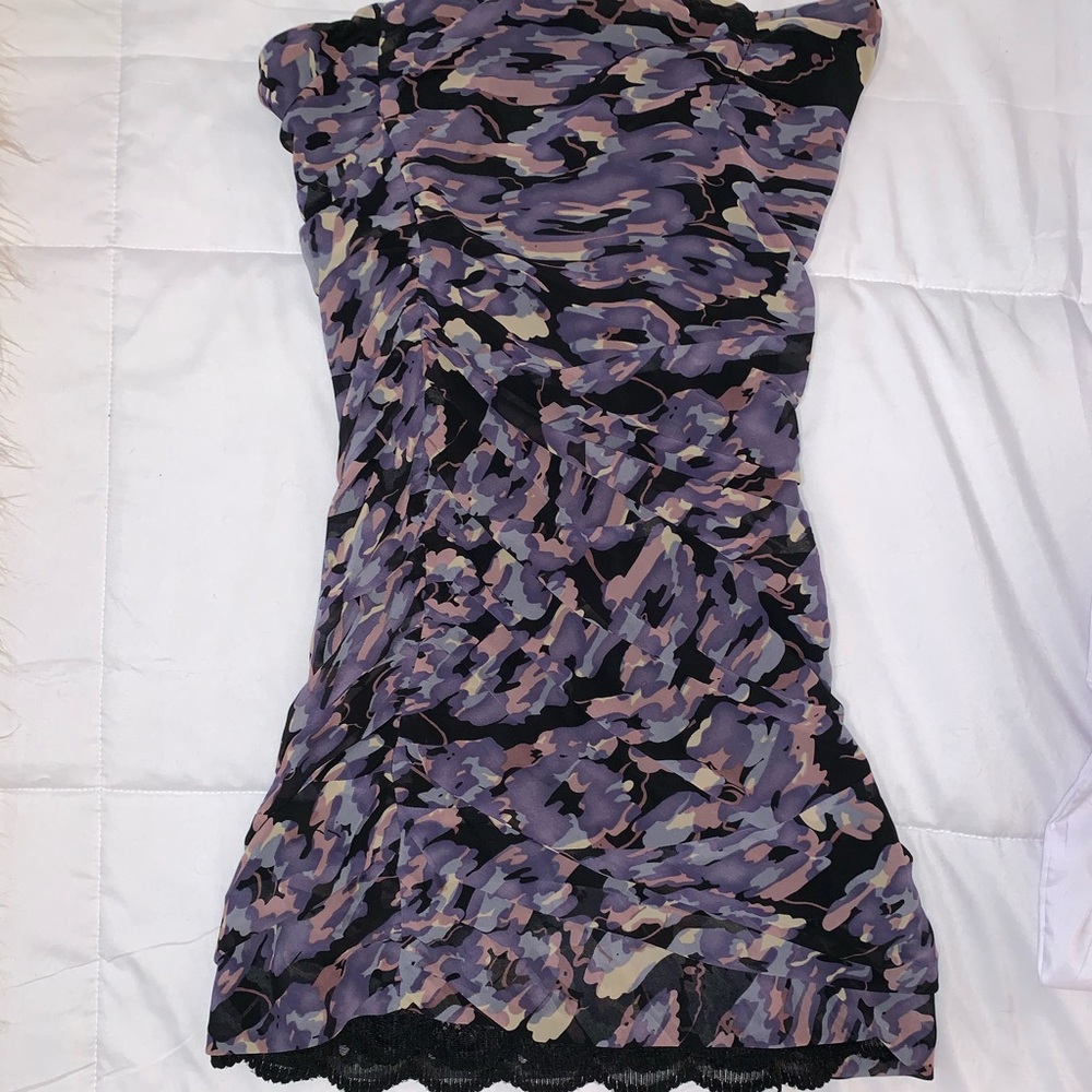 Guess strapless mini dress